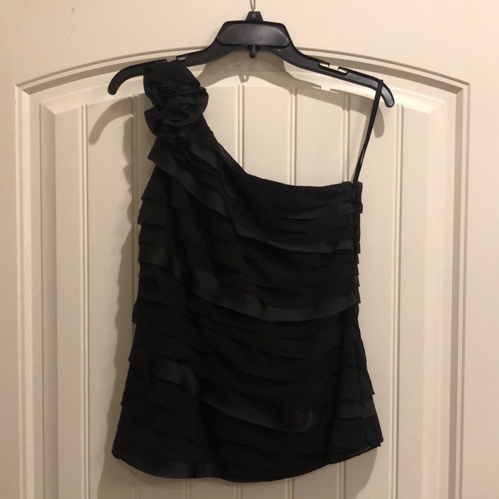 NWOT WHBM  SZ 6 .Satiny lining.Chiffon & satinlook